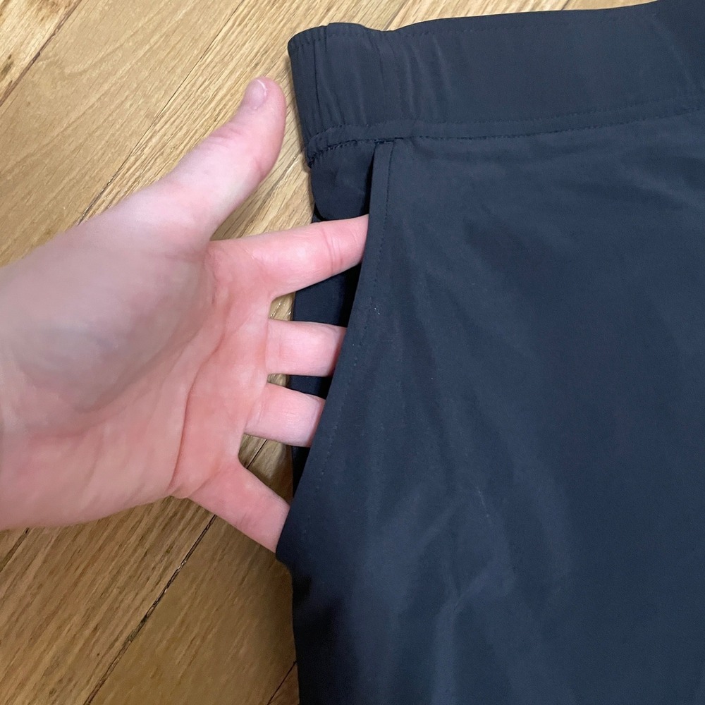 Eddie Bauer Women 2XL Tall Black Pull On Hiking Jogger Pants Stretch Lightweight - Picture 2 of 7
